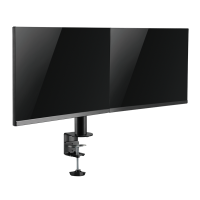 Dual monitor mount, 17–32", arm length: each 380mm