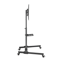 TV-Monitor cart, 32–55", 35 kg, height adjustable