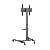 TV-Monitor cart, 32–55", 35 kg, height adjustable