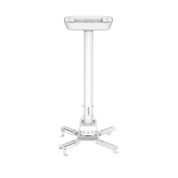 Projector mount, arm length: 595–895 mm, white
