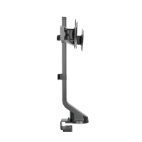 Monitor mount, 17–27", aluminum, curved screens