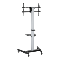 TV-/Monitortrolley, 37–86", height adjustable, 50 kg max.