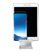 Smartphone and tablet stand, aluminum