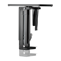 CPU mount, rotatable, slidable, with easy lock handle