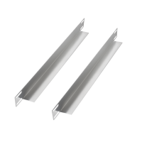 Slide rails for 1200 mm deep 19" cabinets, zinc-plated, 2 pieces