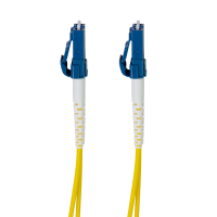 Fiber duplex patch cable, OS2, 9/125µ, LC-LC, yellow, 40 m