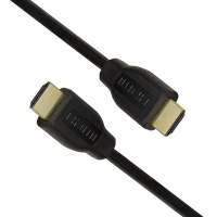 HDMI cable, A/M to A/M, 4K/30 Hz, black, 1 m