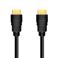 HDMI cable, A/M to A/M, 4K/30 Hz, black, 1.5 m