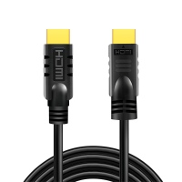 HDMI cable, A/M to A/M, 4K/30 Hz, amplifier, black, 25 m