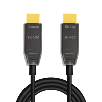 HDMI cable, A/M to A/M, 8K/60 Hz, AOC, black, 15 m