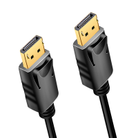 DisplayPort cable, DP/M to DP/M, 4K/60 Hz, CCS, black, 1 m