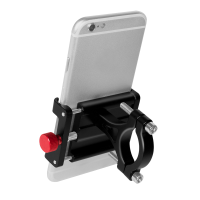 Smartphone bicycle holder, fixed, for 3.5–7" smartphones
