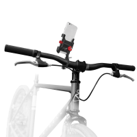 Smartphone bicycle holder, straight, for 3.5–7" smartphones
