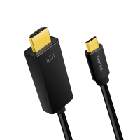 USB 3.2 Gen1 Type-C cable, C/M to HDMI-A/M, 4K/60 Hz, black, 3 m