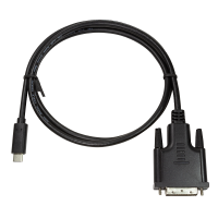 USB Type-C cable, C/M to DVI-D/M, 1080p, black, 3 m