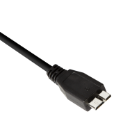 USB 3.0 cable, USB-A/M to Micro-USB/M, black, 1 m