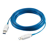 USB 3.0 cable, USB-A/M to USB-A/M, AOC, TT dongel, blue, 30 m