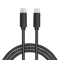 USB 3.2 Gen2 Type-C cable, C/M to C/M, E-mark, PD, 4K/60 Hz, black, 0.5 m