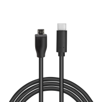 USB 2.0 Type-C cable, C/M to Micro-USB/M, black, 0.5 m