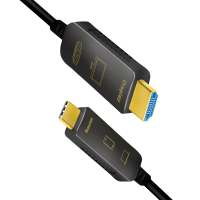 USB Type-C cable, C/M to HDMI/M, 4K/60 Hz, AOC, black, 20 m
