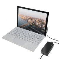 Surface laptop charger, 65 W, USB-Port, black