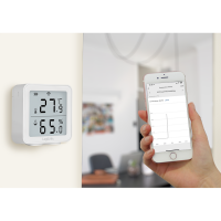 Wi-Fi smart thermo hygrometer, Tuya compatible