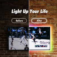Wi-Fi smart RGBW-LED-tape, self-adhesive, 300 lm, Tuya compatible, 5 m
