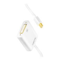 DisplayPort adapter, mDP/M to DVI/F, 1080p, white, 0.1 m