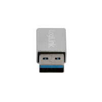USB 3.2 Gen1 Type-C adapter, USB-A/M to USB-C/F, silver