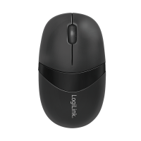 Mouse optical wireless 2.4 GHz with 3 Button, black