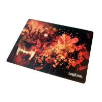 Ultra thin glimmer gaming mousepad, wolf design