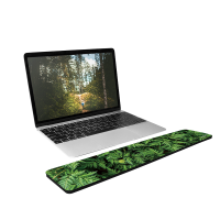 Gaming keyboard wrist rest pad, "Forest" long
