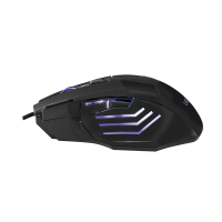 Ergonomic USB gaming mouse, 2400 dpi, black