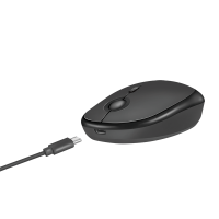 Wireless & Bluetooth dual mouse, 2.4 GHz, 800/1200/1600 dpi, black