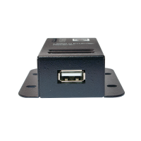 USB 2.0 Cat.5 extender, 50 m, 1-port, mountable, POE, black