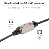 RJ45 connector Cat.6A 10G, 360° fully shielded, suitable for industrial use