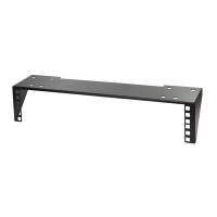 19" rack for under-desk or wall mounting, 2U