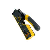 Crimp tool for CAT5/6/6A/7 & PASS THROUGH connectors