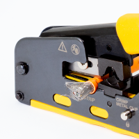 Crimp tool for CAT5/6/6A/7 & PASS THROUGH connectors