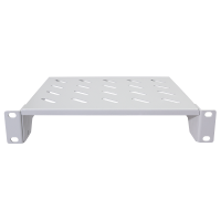 Cantilever shelf for 10" rackmount, 200 mm, 1U, grey