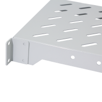 Cantilever shelf for 10" rackmount, 200 mm, 1U, grey