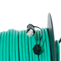 Network cable reel Cat.6A S/FTP 80 m patch cord