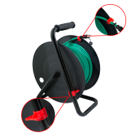 Network cable reel Cat.6A S/FTP 80 m patch cord